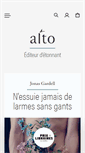 Mobile Screenshot of editionsalto.com